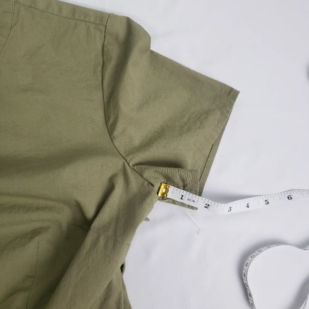 J. Crew Button Down Cotton Minimalist Dress